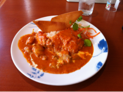 休日と朝カレー