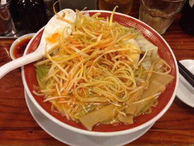 前日のネギ。