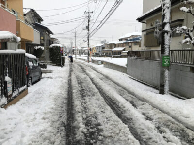 ドカ雪。
